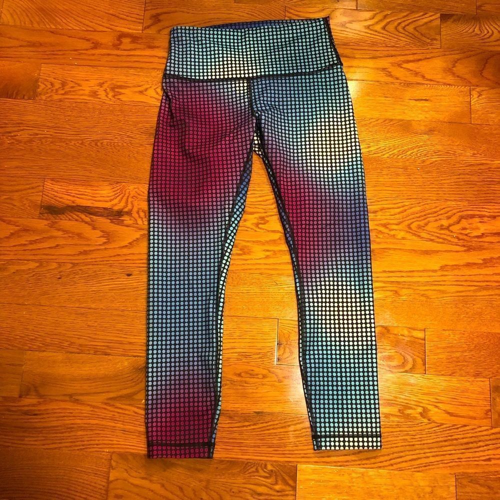lululemon athletica Multicolor Grid Leggings